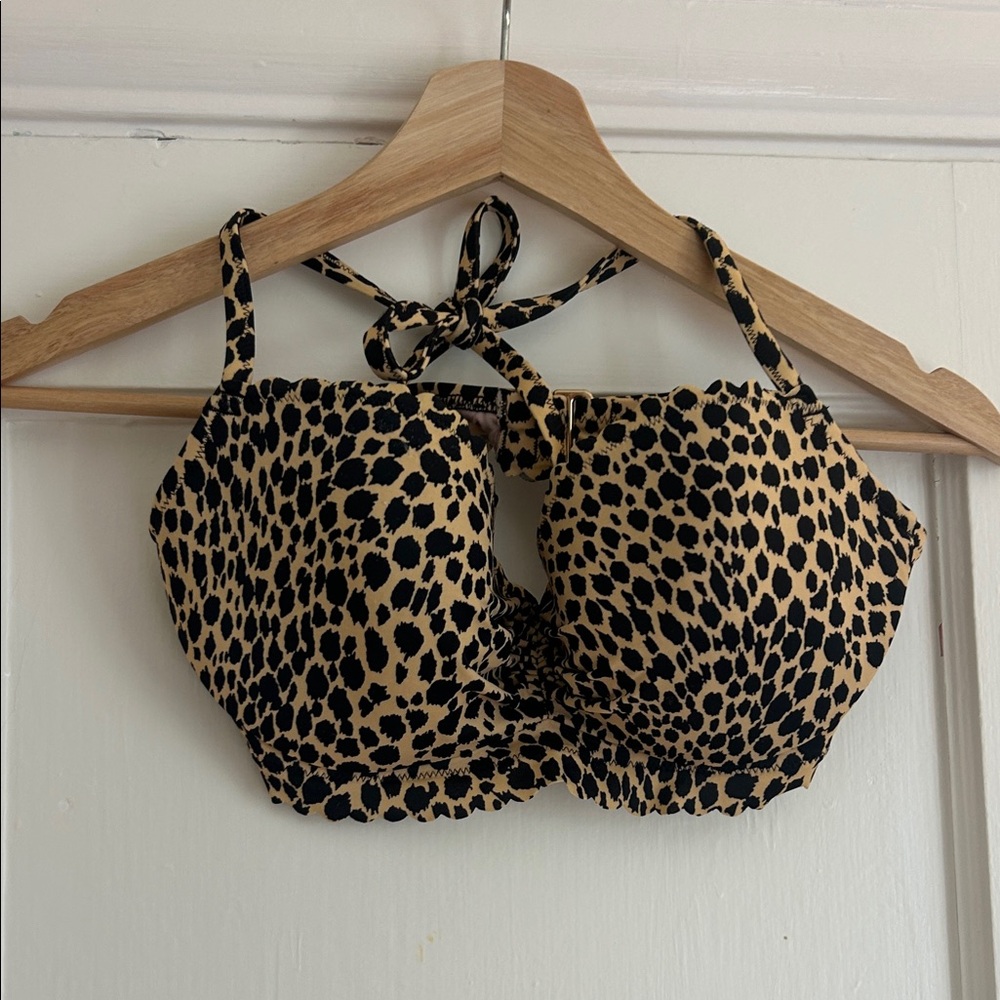 Victoria's Secret Leopard/Cheetah Print Bikini Top
